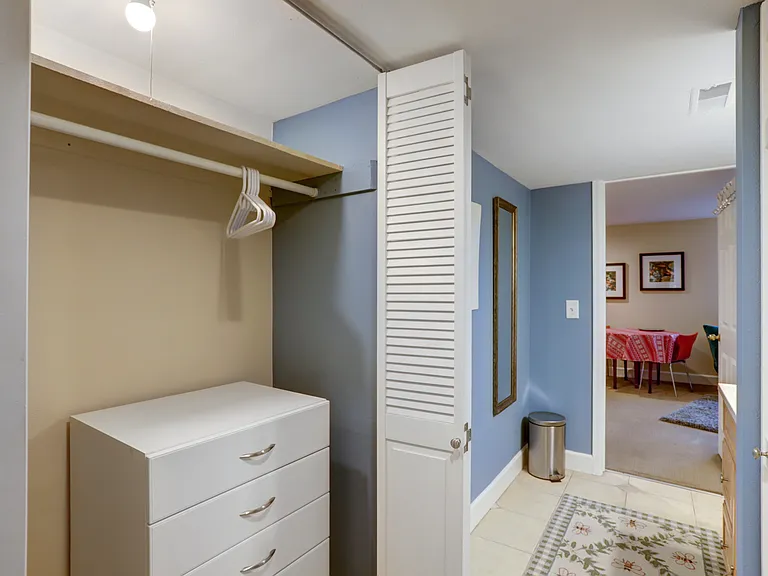 PERSONAL CLOSET IN BATHROOM