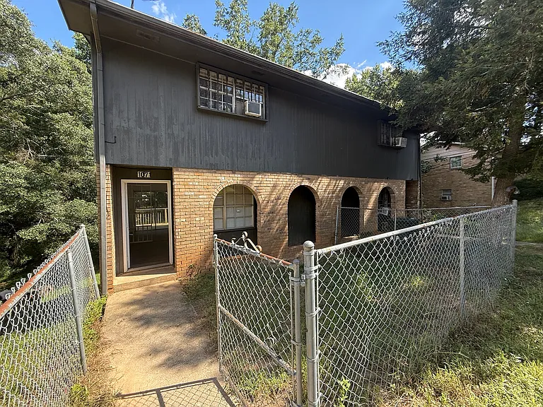 End unit townhome with a private front entrance