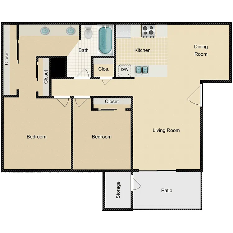 Floor plan Plan B