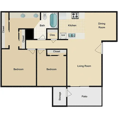 Floor plan Plan B