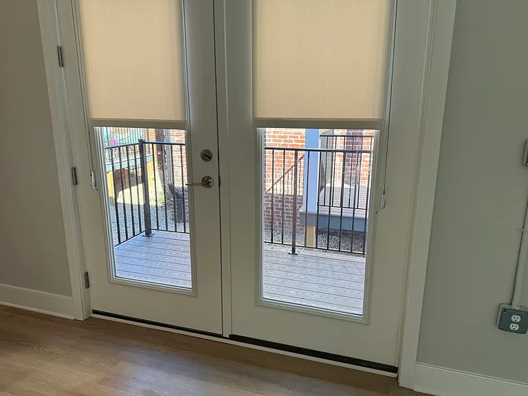 Private balcony off living area/kitchen