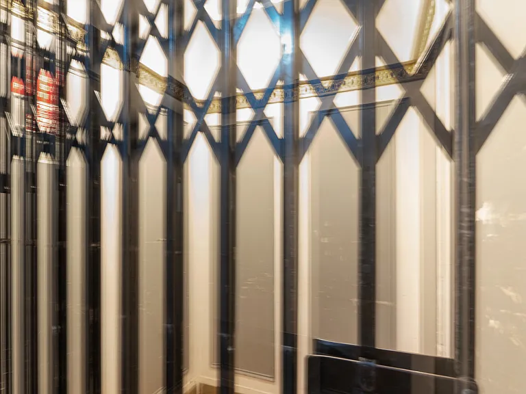 Original 1920s elevator with modern mechanicals