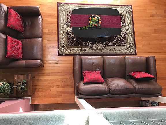 Living room- high ceiling