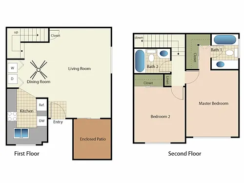 Floor plan 2X2