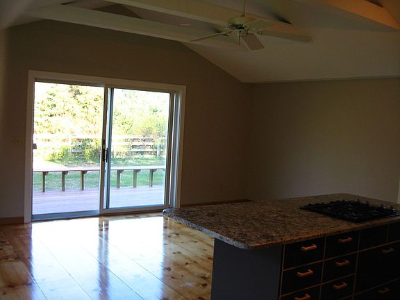 Great room with sliders to deck