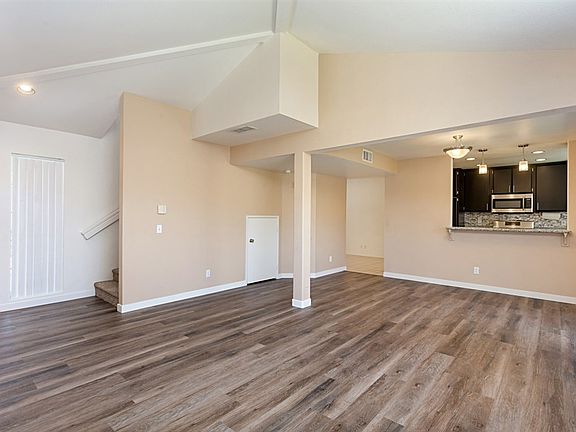 Don't miss the extra storage closet under the stairs!