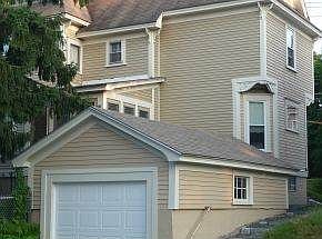Rear of house w/garage