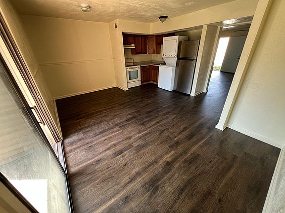 family room and kitchen