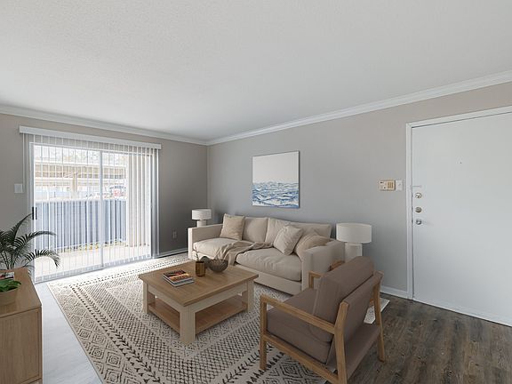Living room and balcony