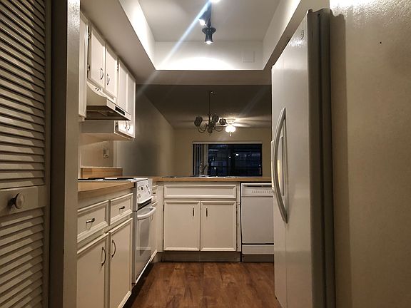 Kitchen from laundry room view