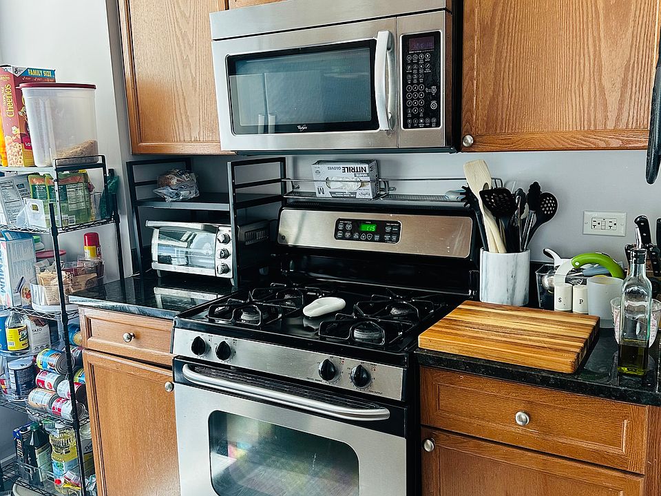Kitchen, stainless steel appliance