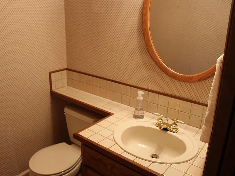 Powder room (lower level)