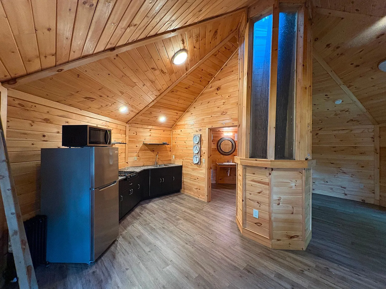 The Treehouse One-of-a-Kind 1-Bedroom Glass-Enclosed Tree Retreat at Tiny Estates — Photo 2