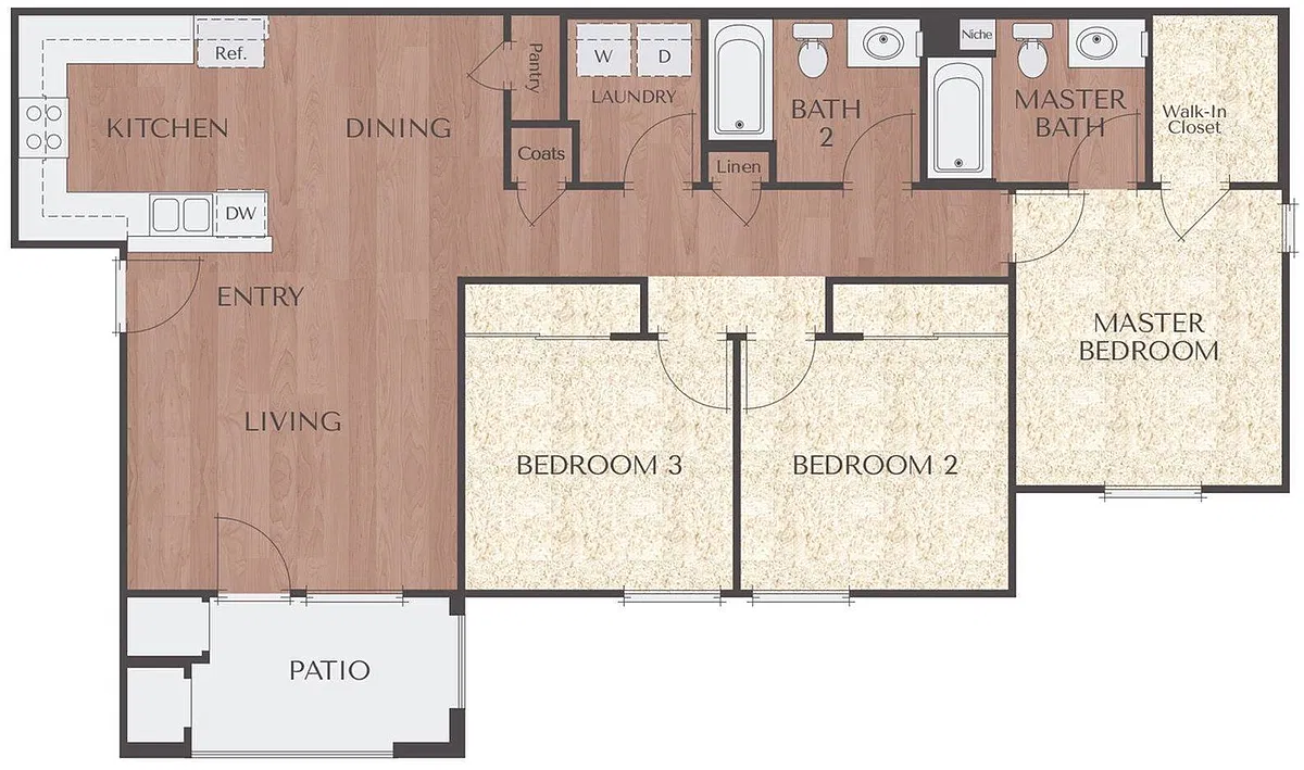 Floor plan 3A