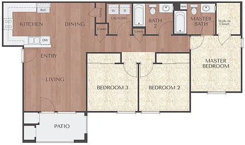 Floor plan 3A