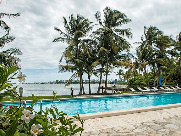 Pool facing the Bay