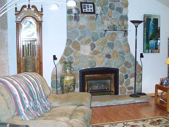 Rock Fire Place- Living Room