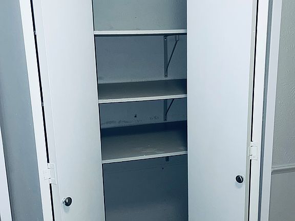 Pantry next to the kitchen