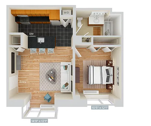 Floor plan Furnished-f-A7T-A-684