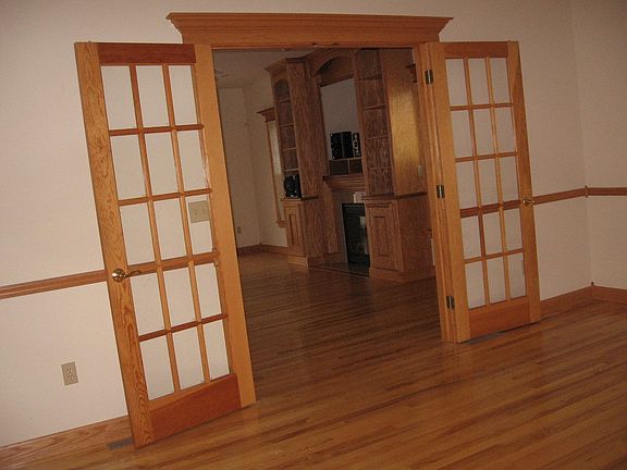 French door between Office and Living room