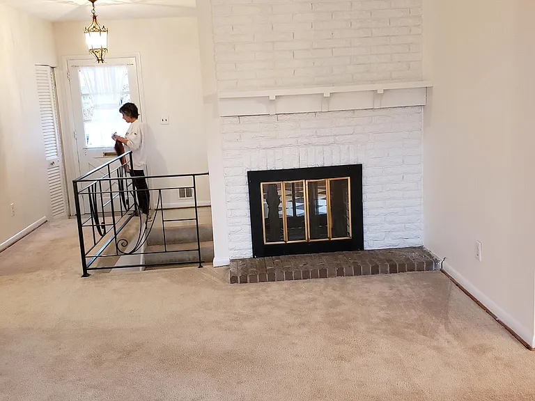 Living room to foyer