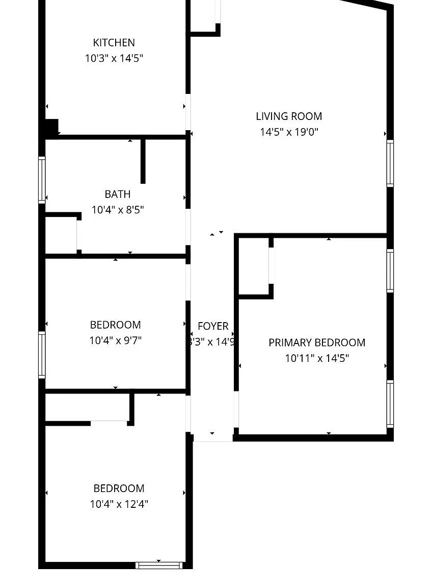 3 bed, 1.0 bath, 1196 sqft, $1,475 — Photo 2