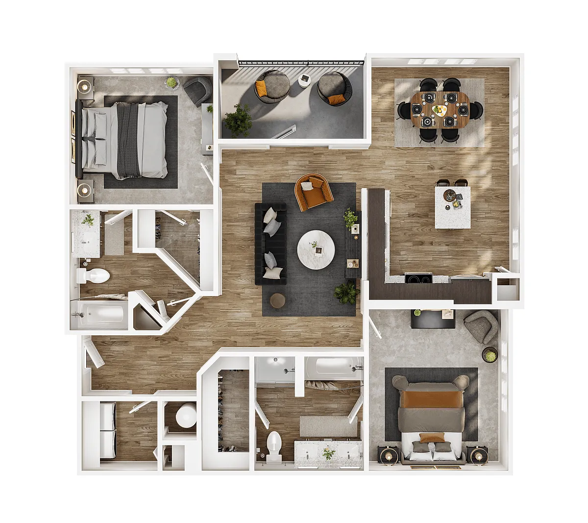 Floor plan B2