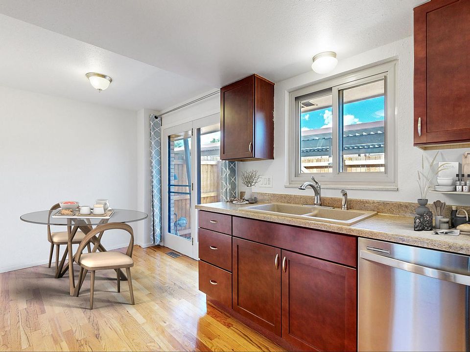 Kitchen with Door to Private Patio