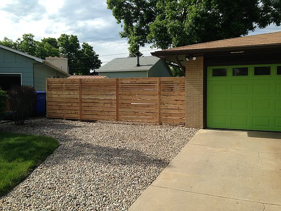 New fence with double gate