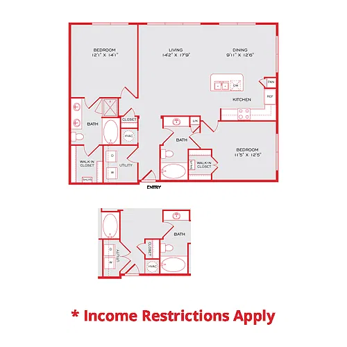 Floor plan B2.P8