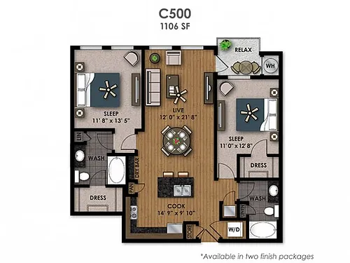 Floor plan C500