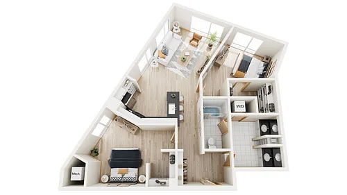 Floor plan Aldrich