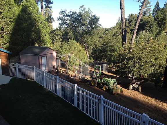 Back area view from porch