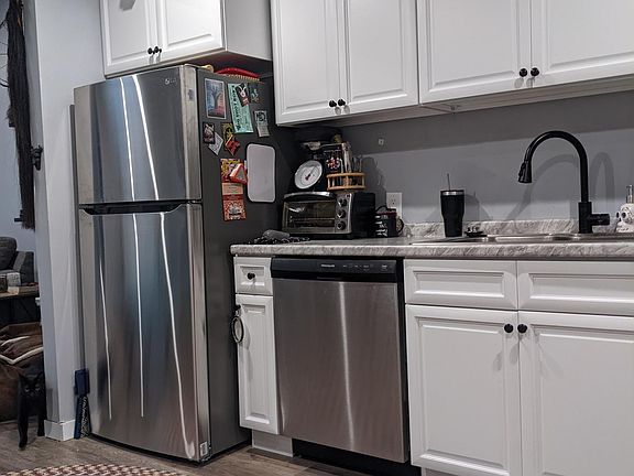 Refrigerator and Dishwasher.