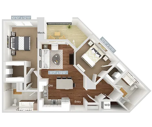 Floor plan B3-506-508