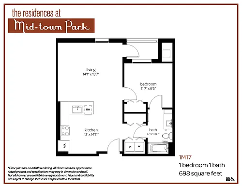 Floor plan 1M17