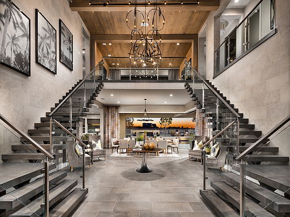 Floating Staircase with Optional See-Through Design
