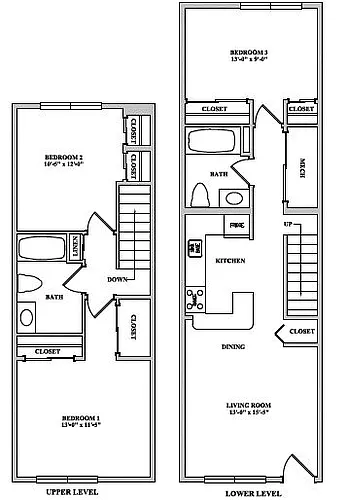 Floor plan Easton