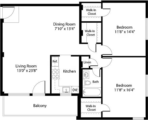 Floor plan B3