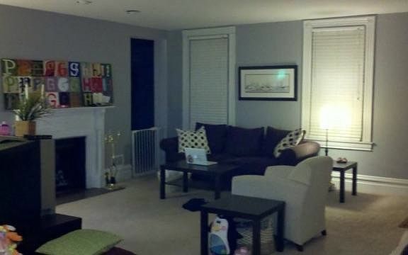 Open Livingroom with Fireplace