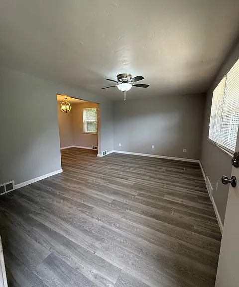 First view into your unit, on the left is your dining area.