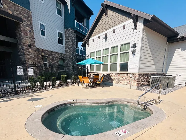 Year round hot tub