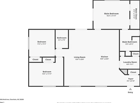 3 bed, 2.0 bath, 1388 sqft, $2,125 — Photo 2