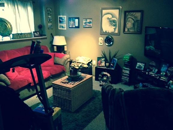 Cozy & practical family room