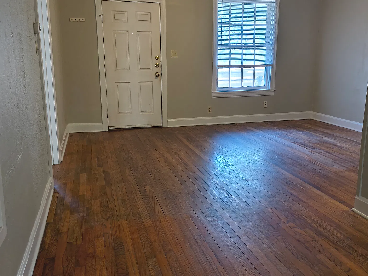 Front door view from dining area