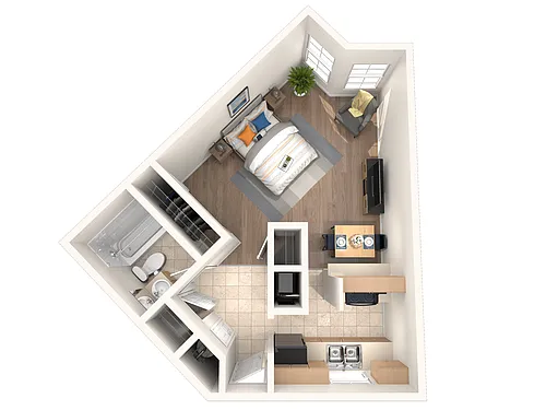 Floor plan Studio