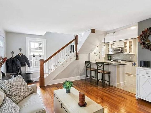 kitchen view from living room