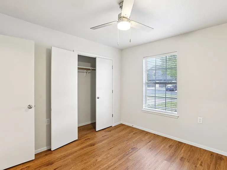 One Bedroom Bedroom and Closet