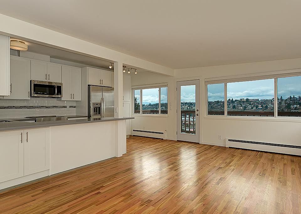 Beautiful views from the living room and kitchen.