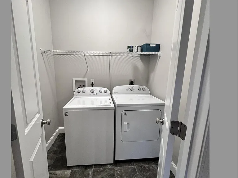 laundry in kitchen